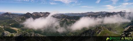 Panorámica desde la cima del Torres sobre el Puerto de San Isidro