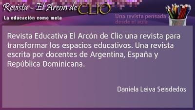 Revista Educativa El Arcón de Clío agradece