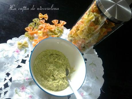 Pesto de cilantro y nueces