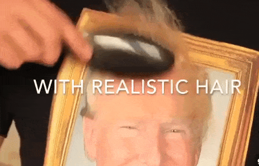Peina a Donald Trump en una camiseta 3D
