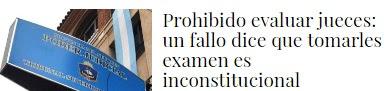 Prohibido evaluar jueces