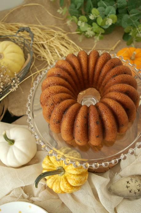 Pumpkin chocolate chip bundt cake #BundtBakers