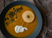 Crema calabaza manzana