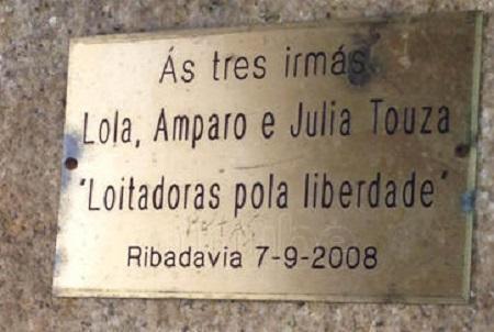 Tres ángeles en Galicia, las hermanas Touza (Siglo XX)