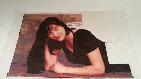 Retrato de Ester a punto de ccruz