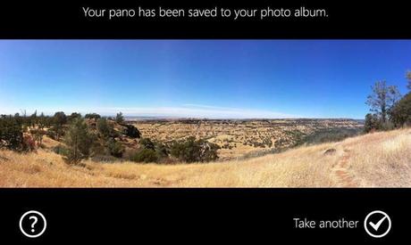 Pano, app para realizar fotografías panorámicas en Windows Phone