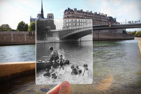 fotografías de París ayer y hoy