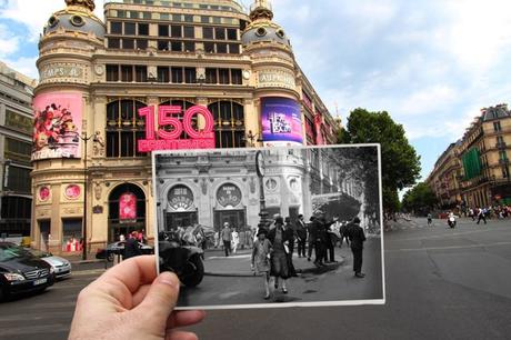 fotografías de París ayer y hoy