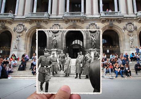 fotografías de París ayer y hoy