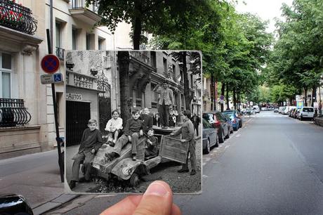 fotografías de París ayer y hoy