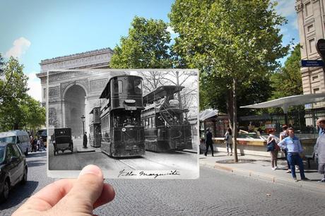 fotografías de París ayer y hoy