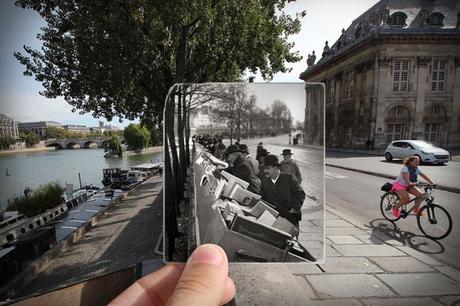 fotografías de París ayer y hoy