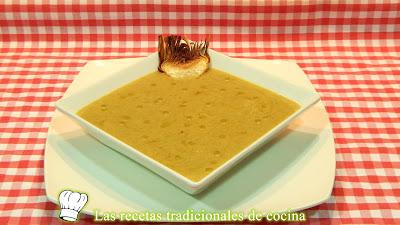 Crema fácil de alcachofas