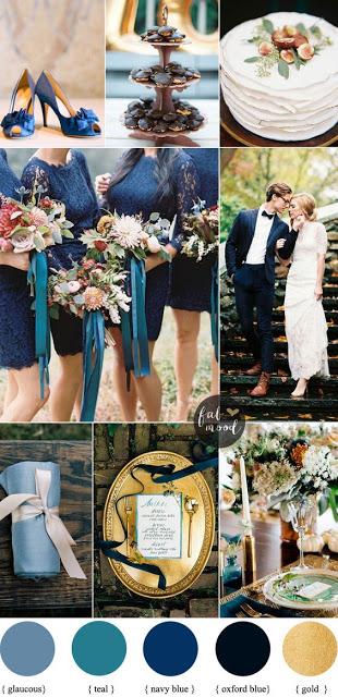 Fall Wedding Color Palettes - Wedding Decor.