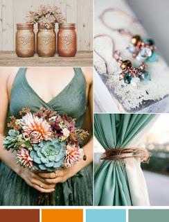 Fall Wedding Color Palettes - Wedding Decor.