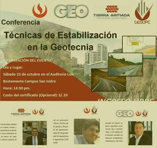 Especialista del capítulo peruano de la IAPG expone mañana conferencia sobre Geotécnia en la UPC