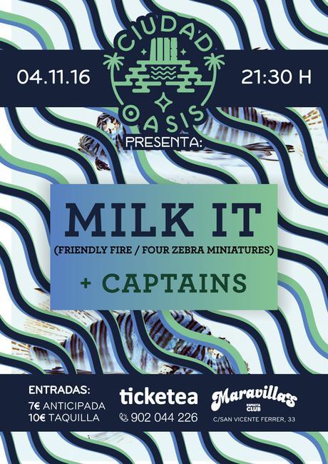 Concierto de Captains y Milk it en Maravillas Club