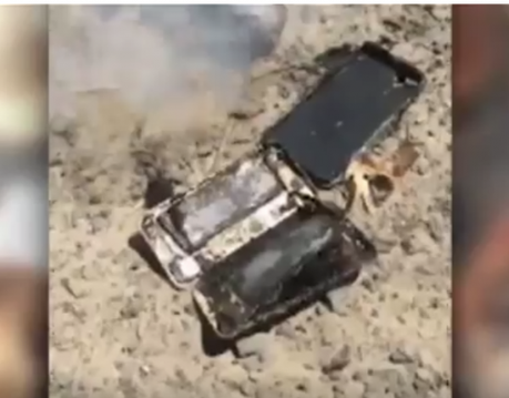 Hombre dice que su iPhone 7 se incendió dentro de su auto