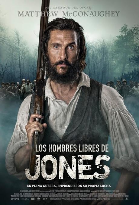 {Cine} Los hombres libres de Jones (Free State of Jones, 2016)