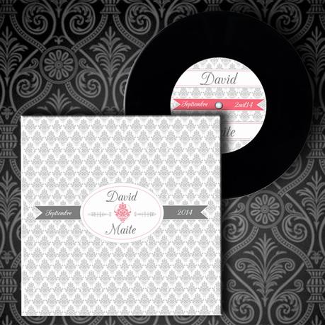 Invitaciones de Boda DISCO LP