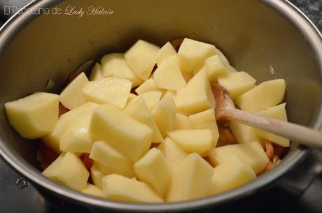 Marmitako de atún y salmón