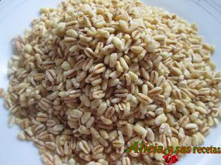 SOPA DE SETAS Y TRIGO