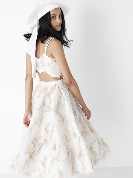 Vestido de novia dos piezas