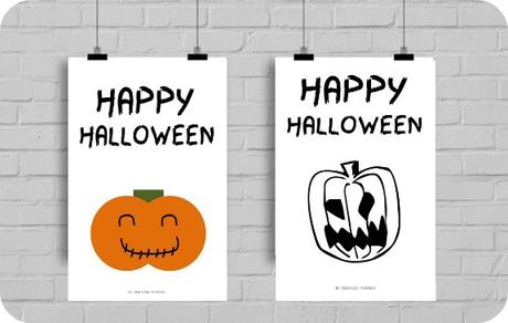 Imprimible: Laminas para halloween