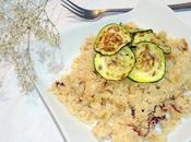 Falso risotto coliflor jamón calabacín