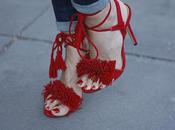 Sandalias tiras rojas Zaful