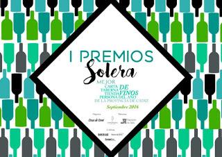 Premios Solera de la Provincia de Cádiz.