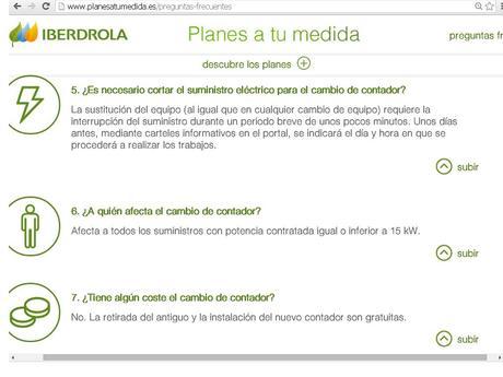 Iberdrola. Preguntas frecuentes