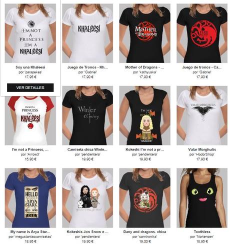 Camiseta de no soy una princesa soy una khalesi