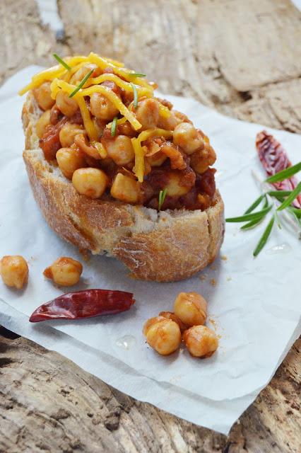 Tosta de garbanzos 