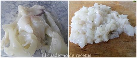 Albóndigas de Choco en Salsa de Gambas