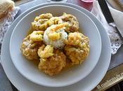 Albóndigas Choco Salsa Gambas