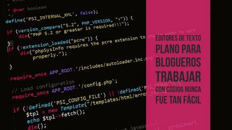 editores de texto plano para blogs