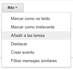 Añadir un email a las tareas en Gmail