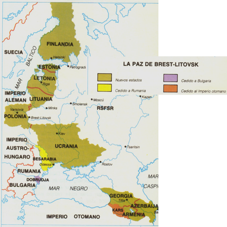 PRIMERA GUERRA MUNDIAL: EL FIN DEL FRENTE RUSO