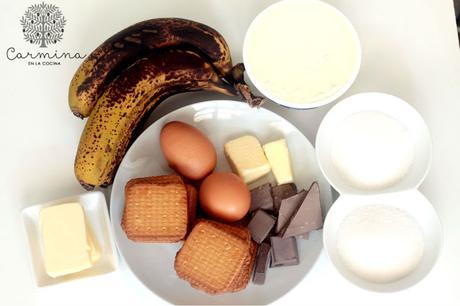 TARTA DE QUESO Y PLÁTANO