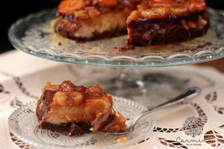 TARTA DE QUESO Y PLÁTANO