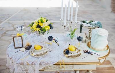 Decoración con frutas para tu boda.