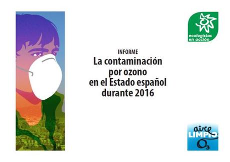 Informe de Ecologistas en Acción: Contaminación por ozono en España 2016