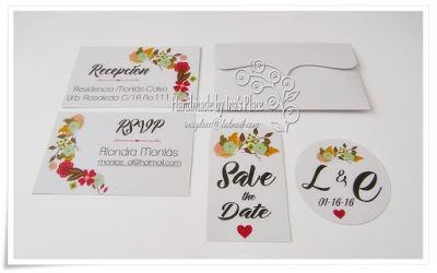 Invitación Bodas - Floral Inspired Handmade Invitation - Decor Ideas.