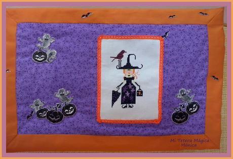 Tutorial: Pequeño quilt de Halloween