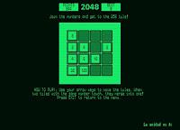 Primeras impresiones con '2048', el clásico de móvil ahora para Amstrad PCW