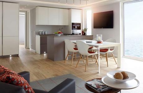 Casa Flotante Minimalista