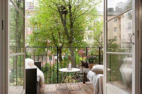 mini pisos estilo escandinavo decoración pisos pequeños decoración estudio cocina nórdica cocina abierta pequeña blog decoración nórdica 