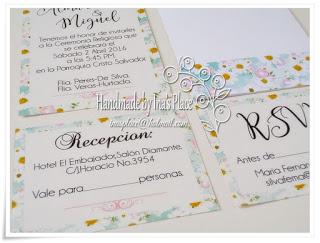 Invitación Bodas - Floral Inspired Theme 2.0