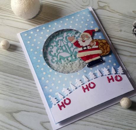 Colaboración con La tienda de las manualidades Día 3: Tarjeta navideña